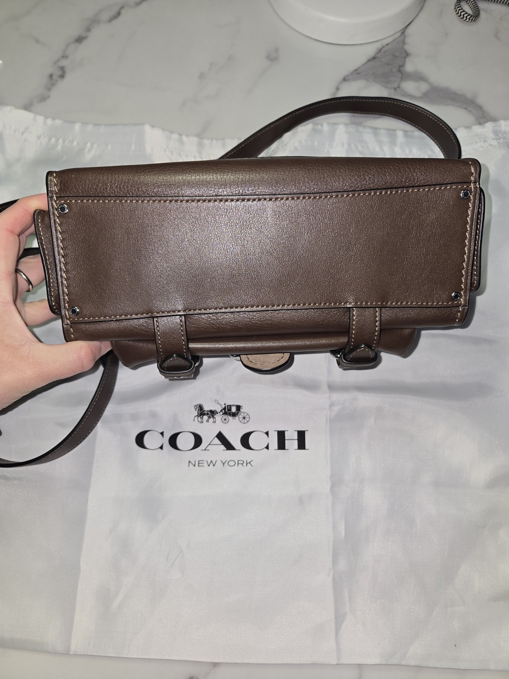 Coach Western Tabby Shoulder Bag - Maple - Picture 5 of 13